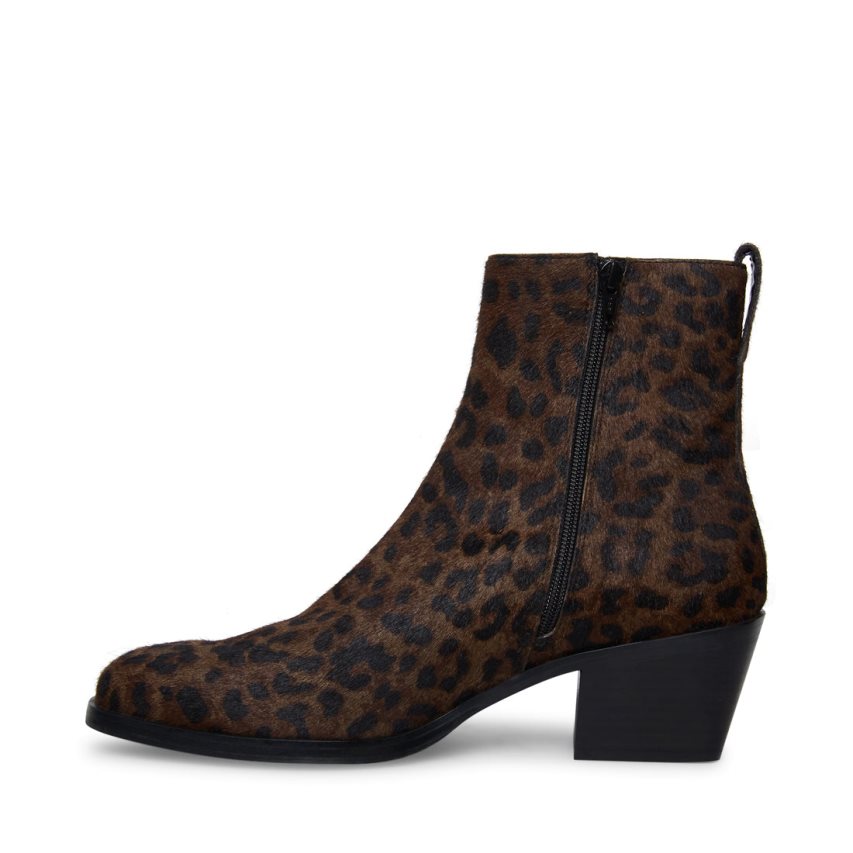 Botines Steve Madden Richie Hombre Leopardo | ES ZT4S81